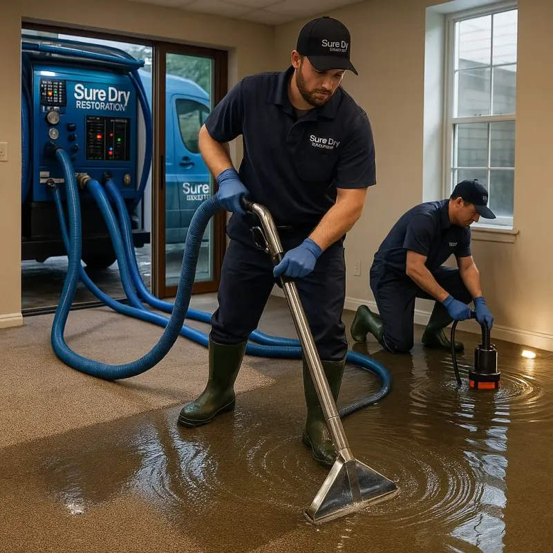 Water Extraction and Removal process in Mandeville, LA